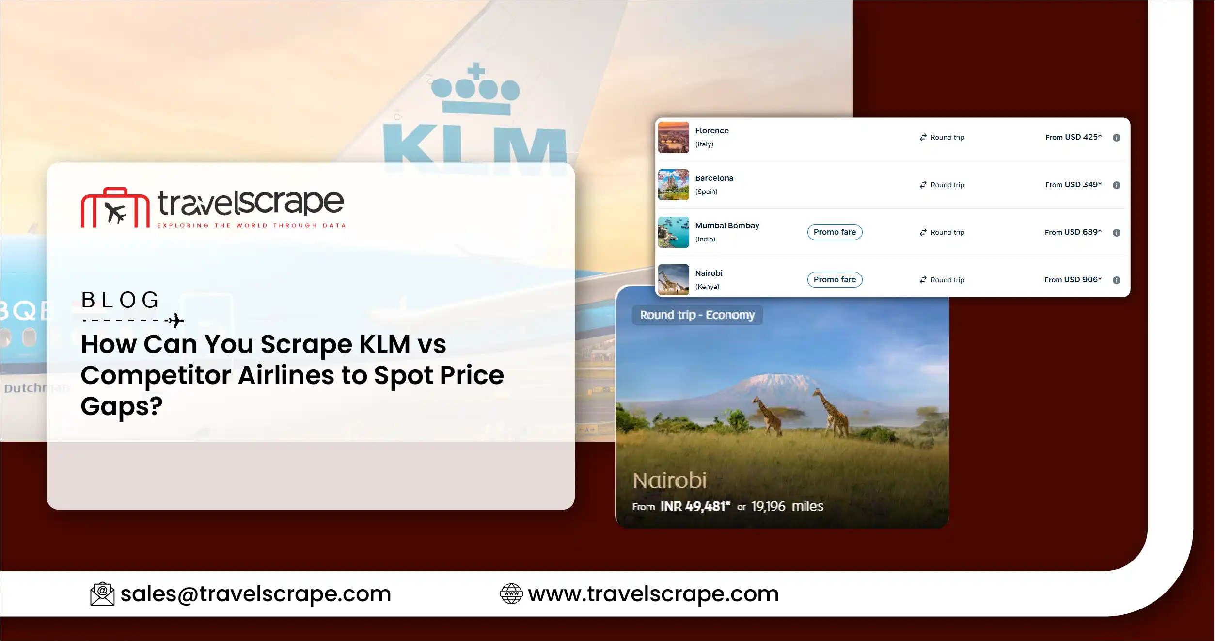 Scrape KLM vs Competitor Airlines to Spot Price Gaps